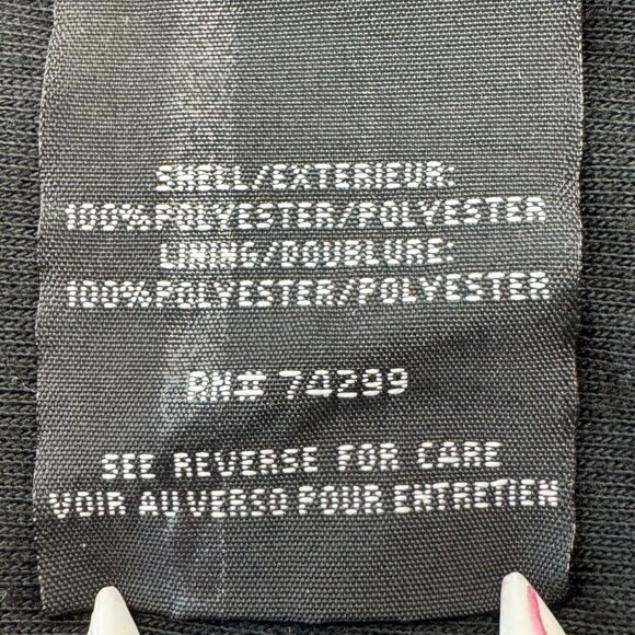 Steve Madden Zip Up Tie Front Trench Coat Women XL Charcoal Gray - Picture 8 of 11